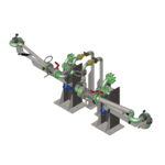 custom dual low profile loading arms