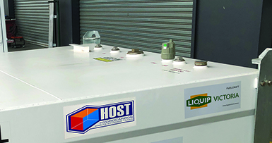 Host Tank with Automatic Tank Gauge